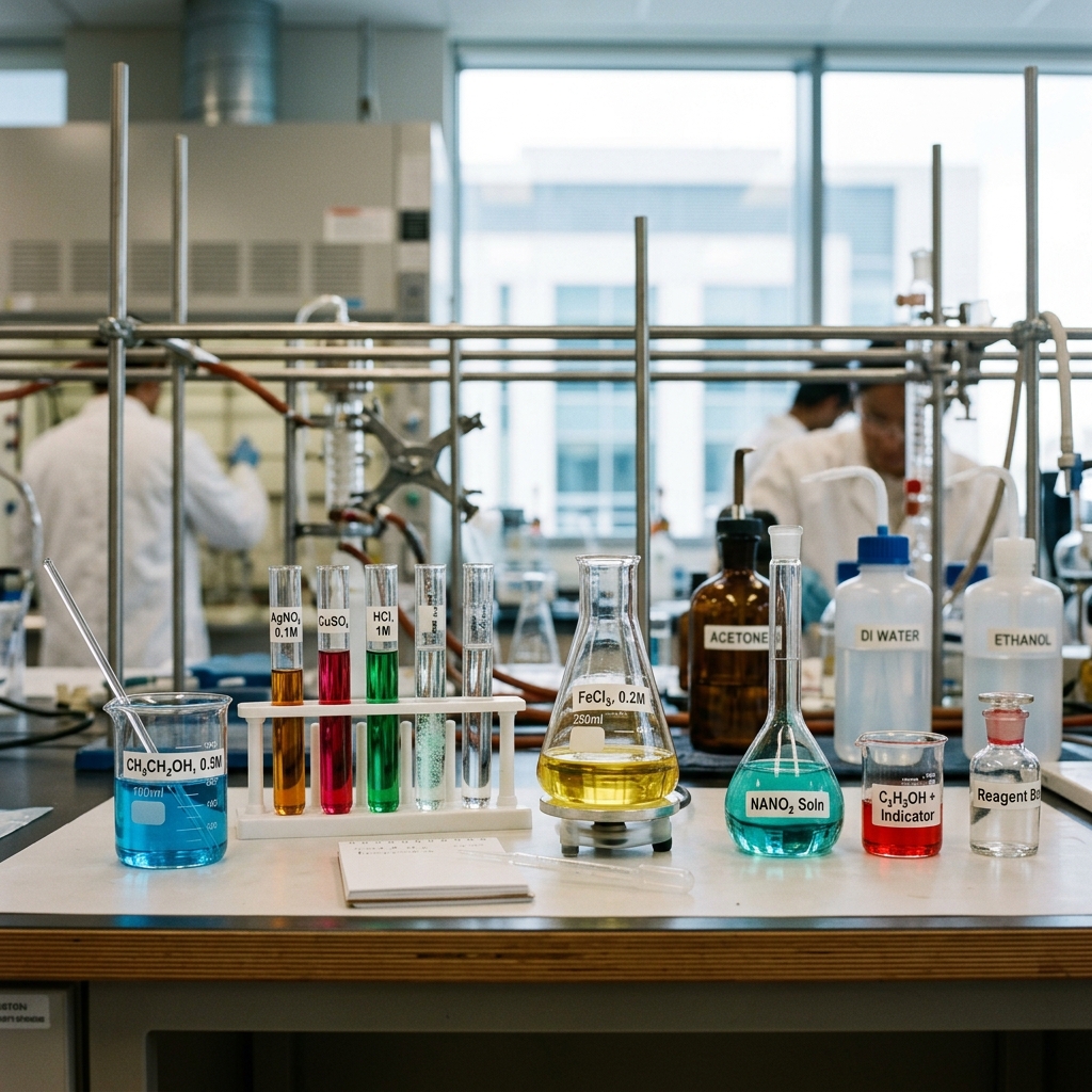 Glassware and Chemicals